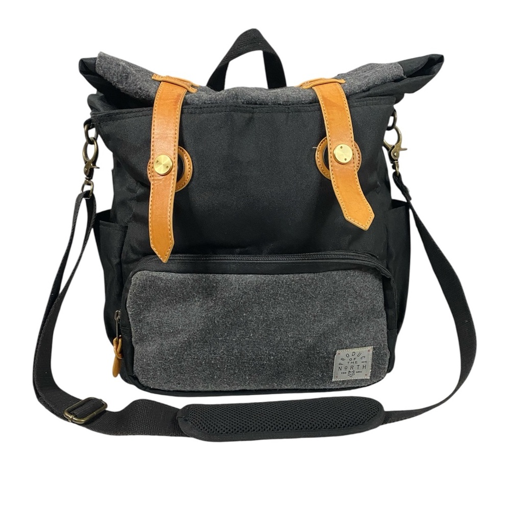 Product of the North Westin Unisex Baby Diaper Bag Backpack In Gray & Black